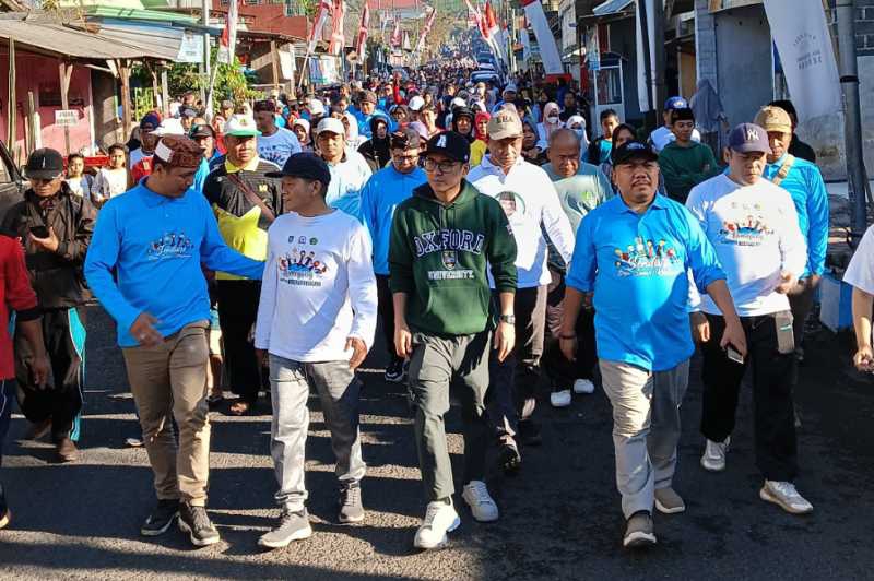 Rajut Kebersamaan, Kemenag Lumajang Gelar Jalan Sehat Kerukunan dan Pentas Seni Lintas Agama